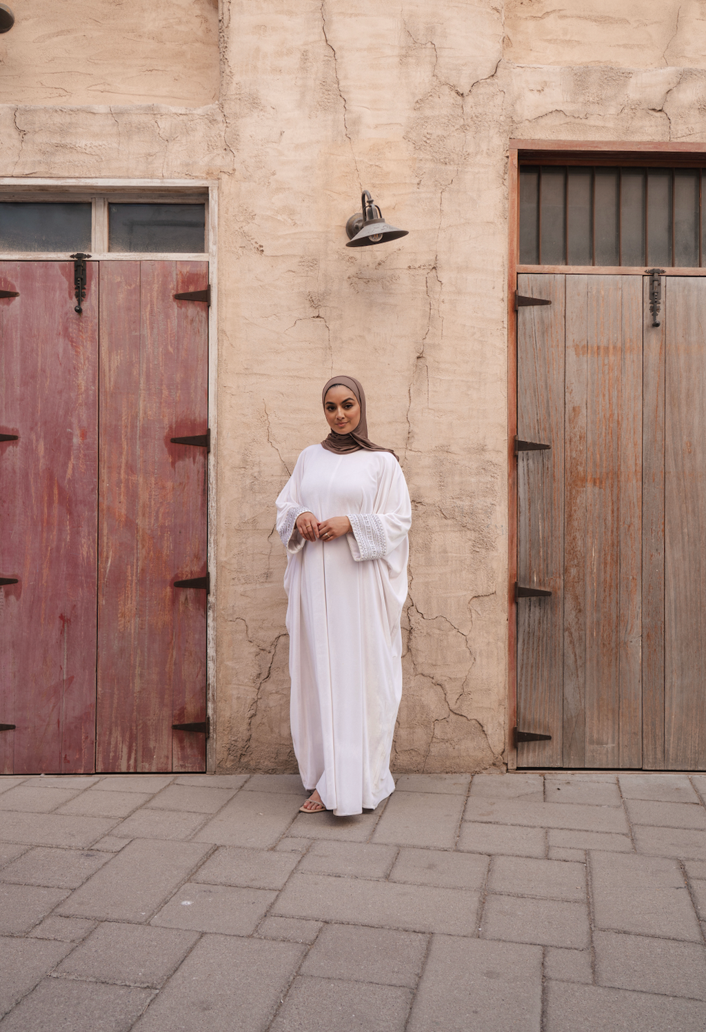 Velvet Kaftan - Off White