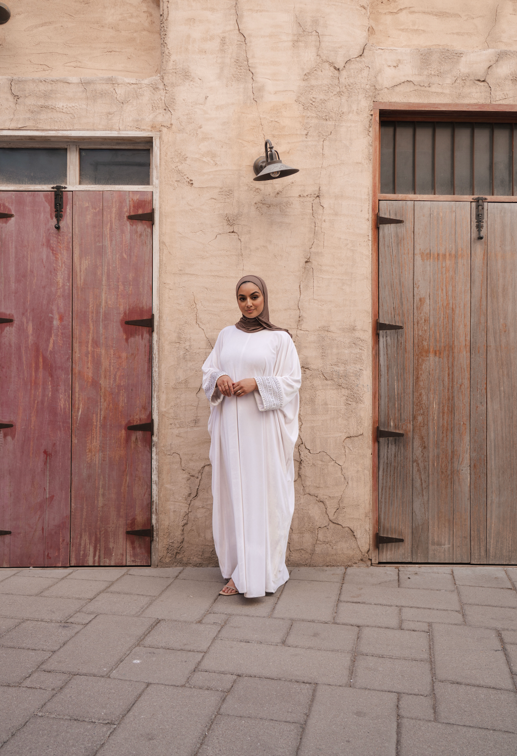 Velvet Kaftan - Off White