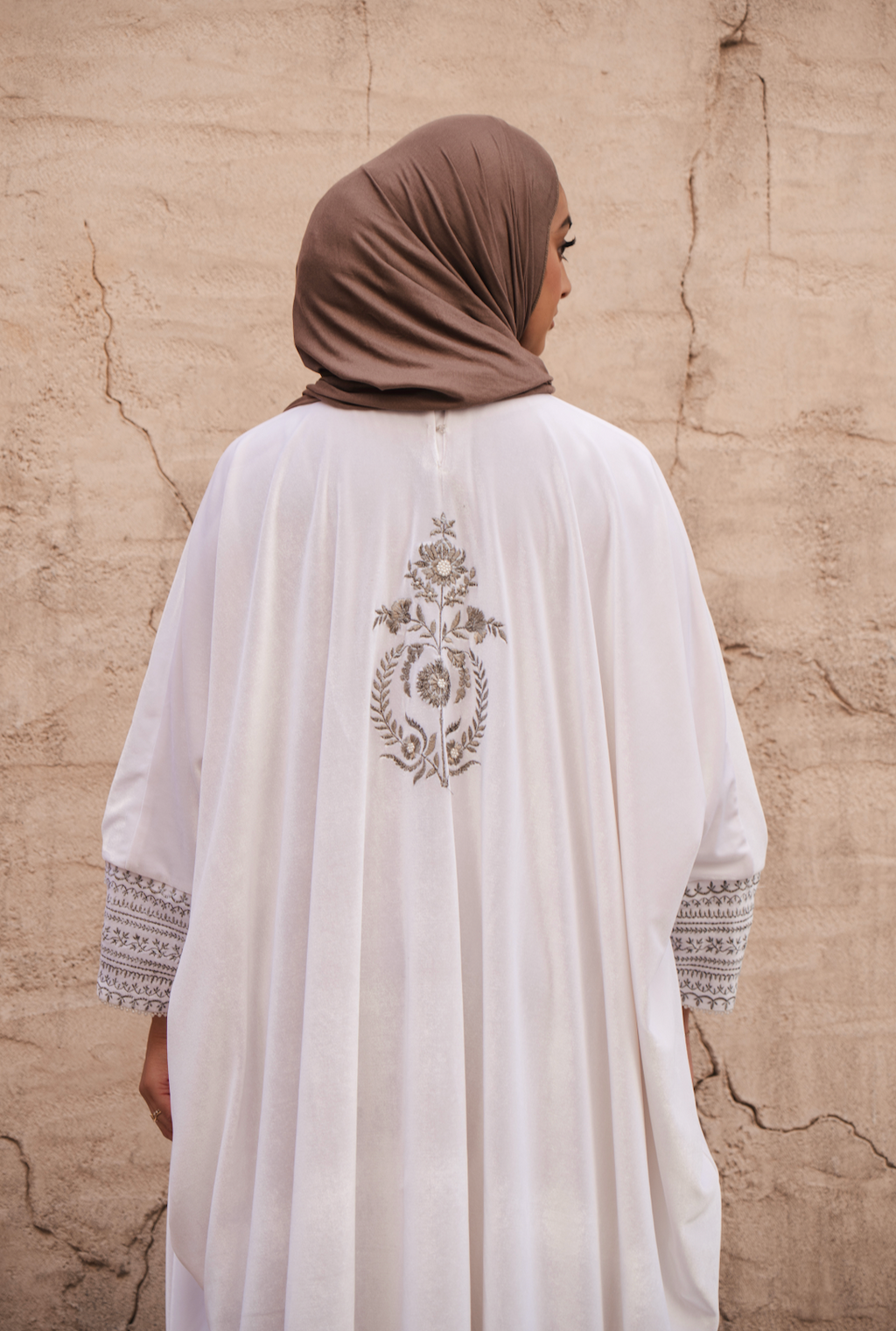 Velvet Kaftan - Off White