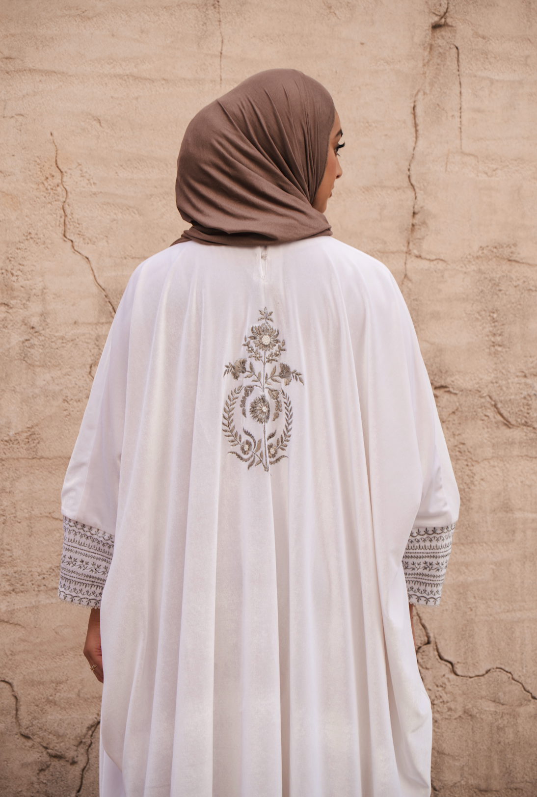 Velvet Kaftan - Off White